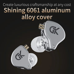 Units Earphone 3.5mm Wired Earbuds 1DD+4BA Balanced Armature Hi-Fi Stereo Bass In-ear Music Headphones