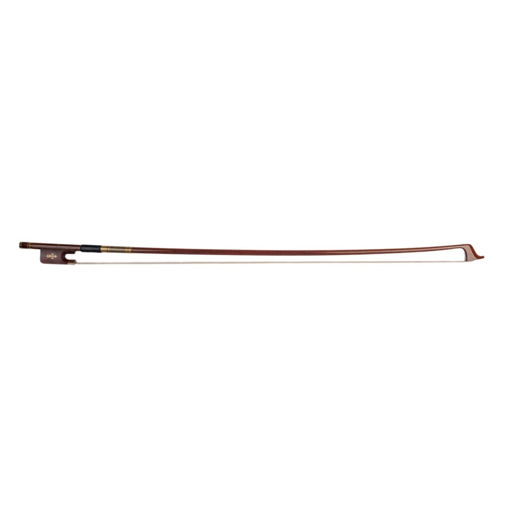 Advanced 4/4 Cello Bow Brazilwood Bow Round Stick AAA Grade White Horsehair Snakewood Frog Handmade Bow
