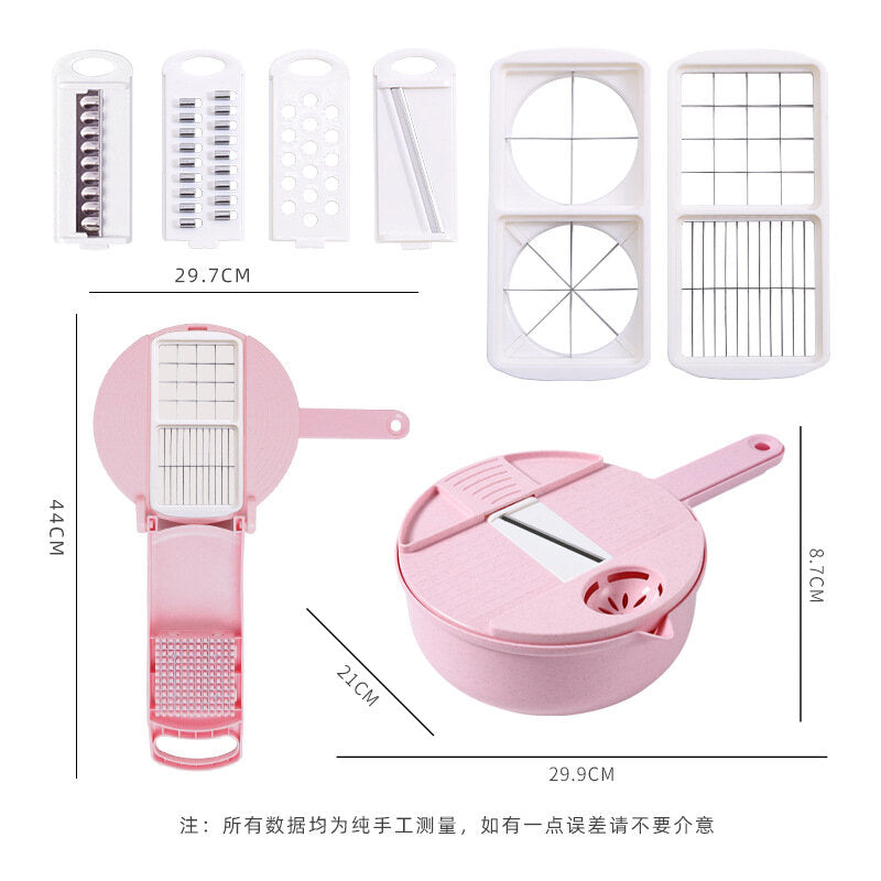 9 IN 1 Multifunctional Easy Food Chopper Cutter Vegetable Cutter Blender Chopper Slicer