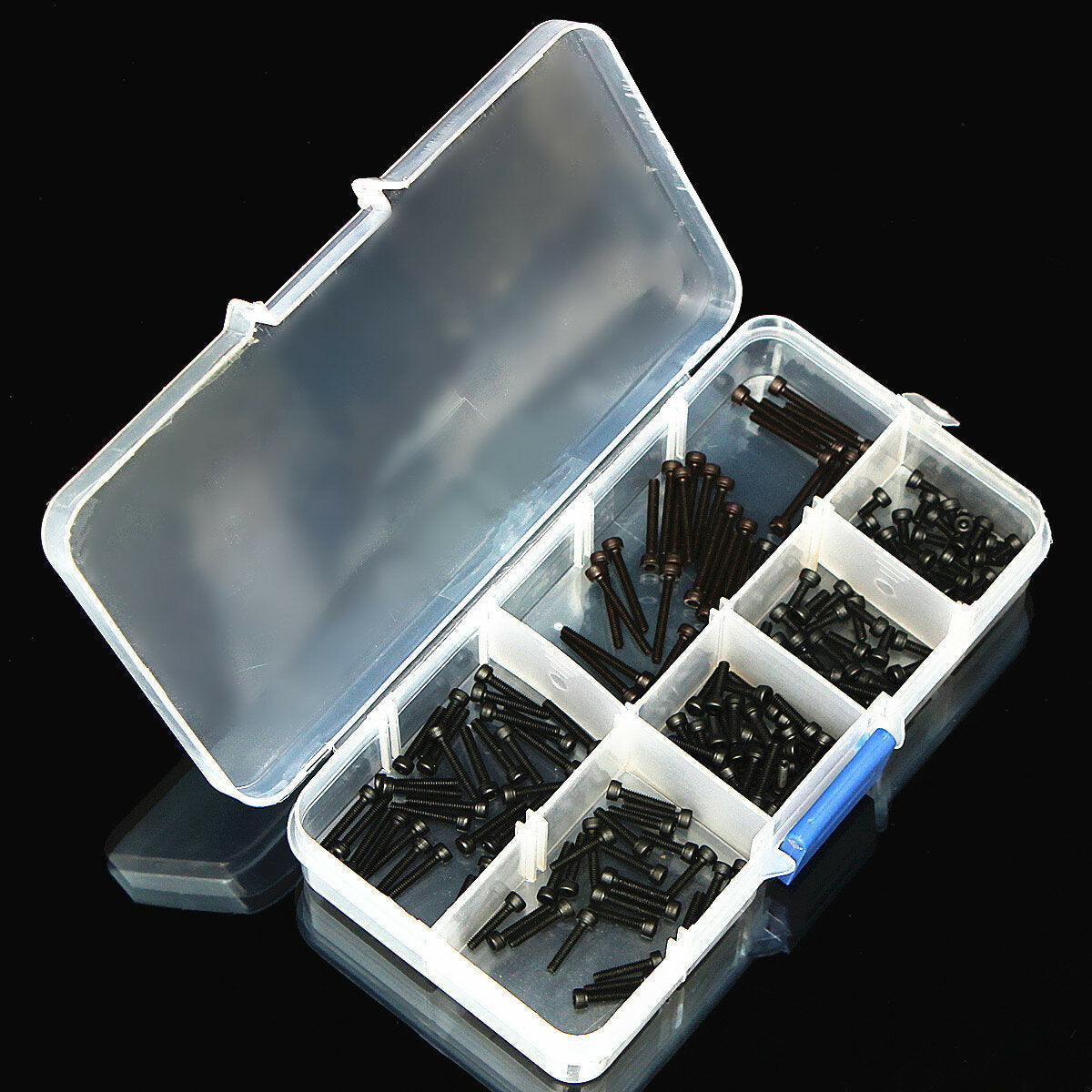 M2 Carbon Steel Allen Bolt 4-16mm Hex Socket Cap Screw Metric Assortment Kit 180pcs