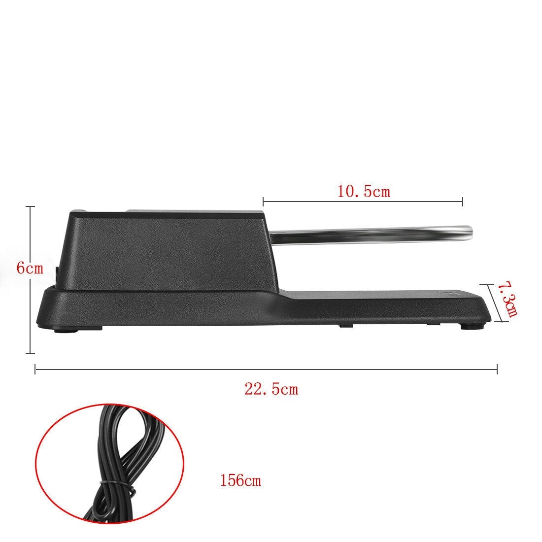 Practical Damper Sustain Pedal For Piano Keyboard Sustain Ped