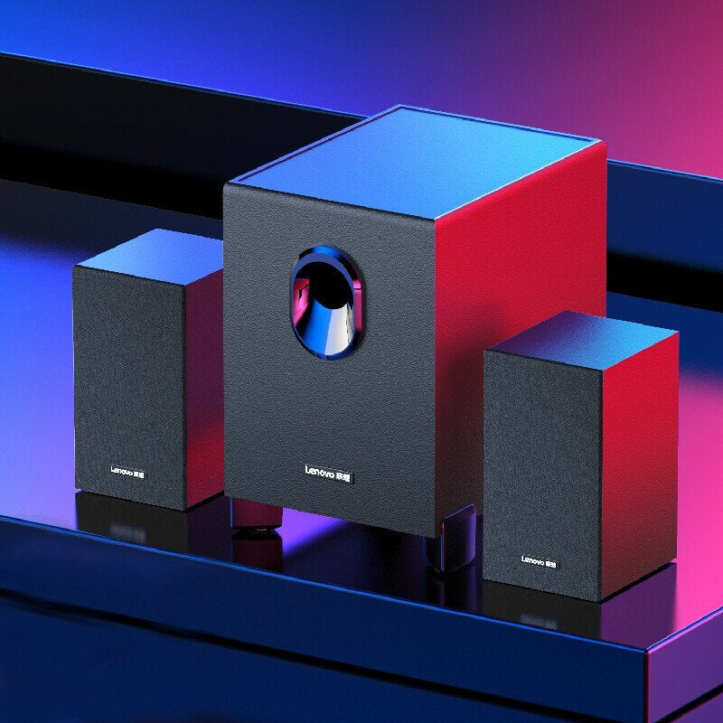 Plus Satellite Speaker Audio Computer Speaker 2.1 Multimedia Audio Wooden Subwoofer Full-range Speaker Professional Tuning Technology