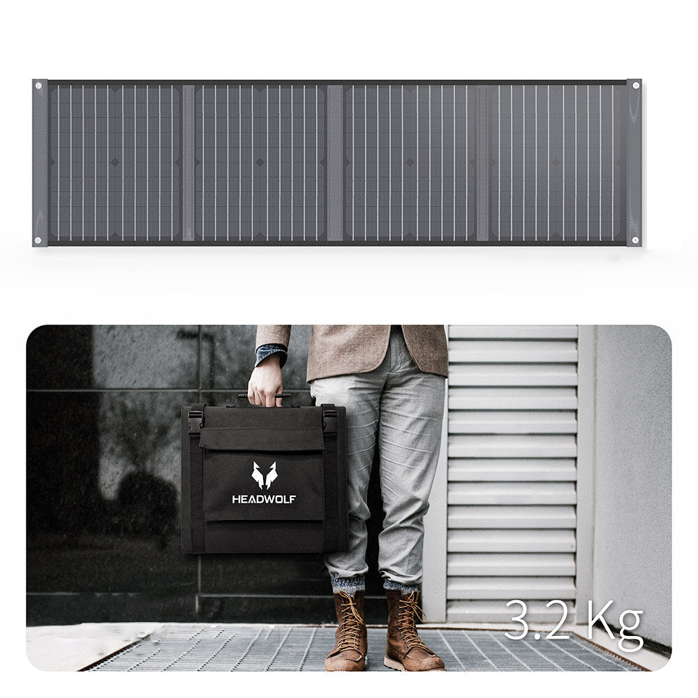 100W 18V Portable Solar Panel Foldable IP65 Waterproof Solar Panel For Power Station