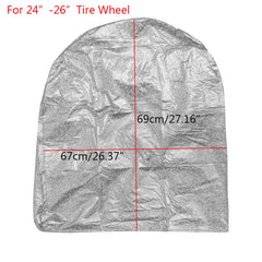 Non-Woven Fabric Car Wheel Tire Cover for RV Trailer Camper Car Truck Trailer 24''-26'' 27''-29'' 30''-32''