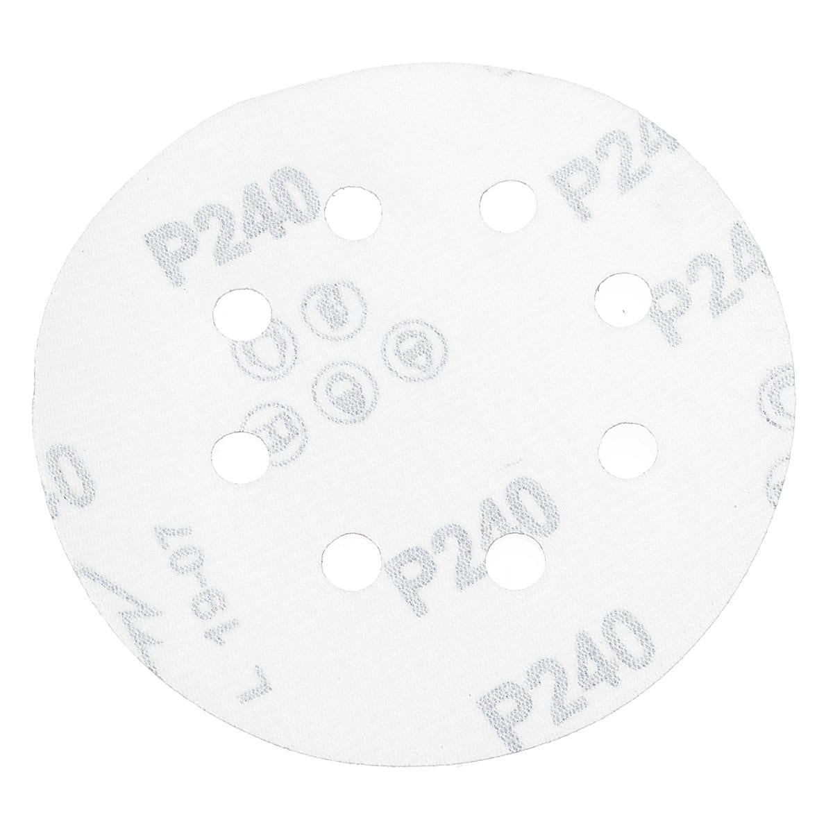 50pcs 125mm 60-240 Grit Sanding Sheet Pad Sandpaper with Attached Air Mill Disc