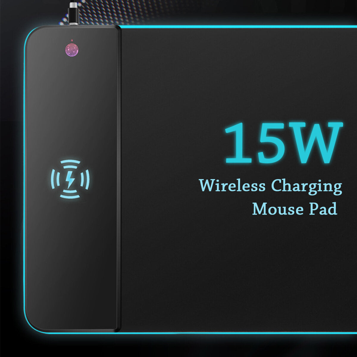Charging Mouse Pad 15W/10W/7.5W/5W Mobile Phone RGB Gaming Mouse Pad