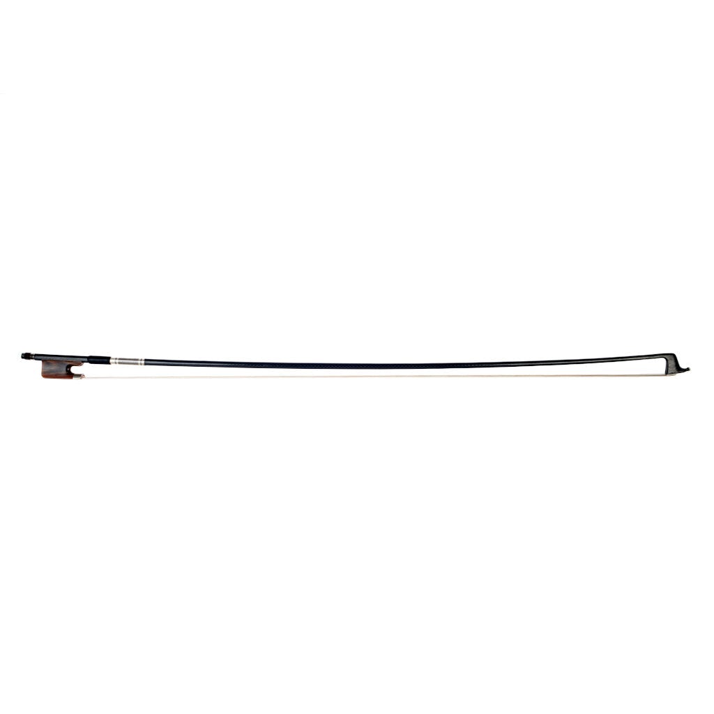 Carbon Fiber 16'' Viola Bow Grid Carbon Fiber Stick Natural Horsehair W/ Ox Horn Frog Durable Use