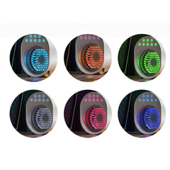 Mini Air Conditioner Portable USB Fan Air Cooler Humidifier 3 Speed Adjustable 6 Color Light Conditioning Purifier