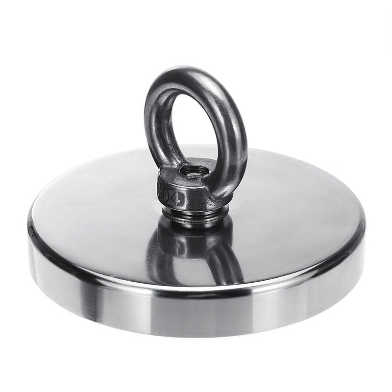 120mm 600KG Strong Powerful Magnet Neodymium Recovery Magnet Salvage Tool Strong Recovery Fishing Kit