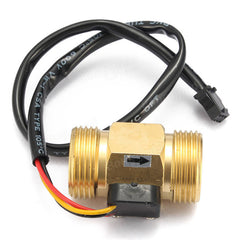 G3/4 Inch Liquid Water Flow Sensor Switch Copper Hall Effect Flow Meter Meter