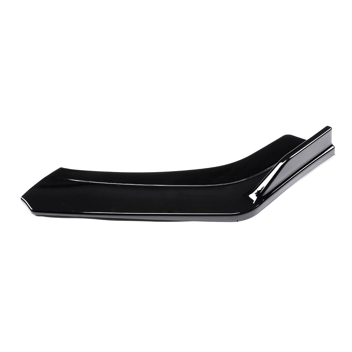 3Pcs Front Bumper Lip Spoiler Chin Splitters Glossy Black
