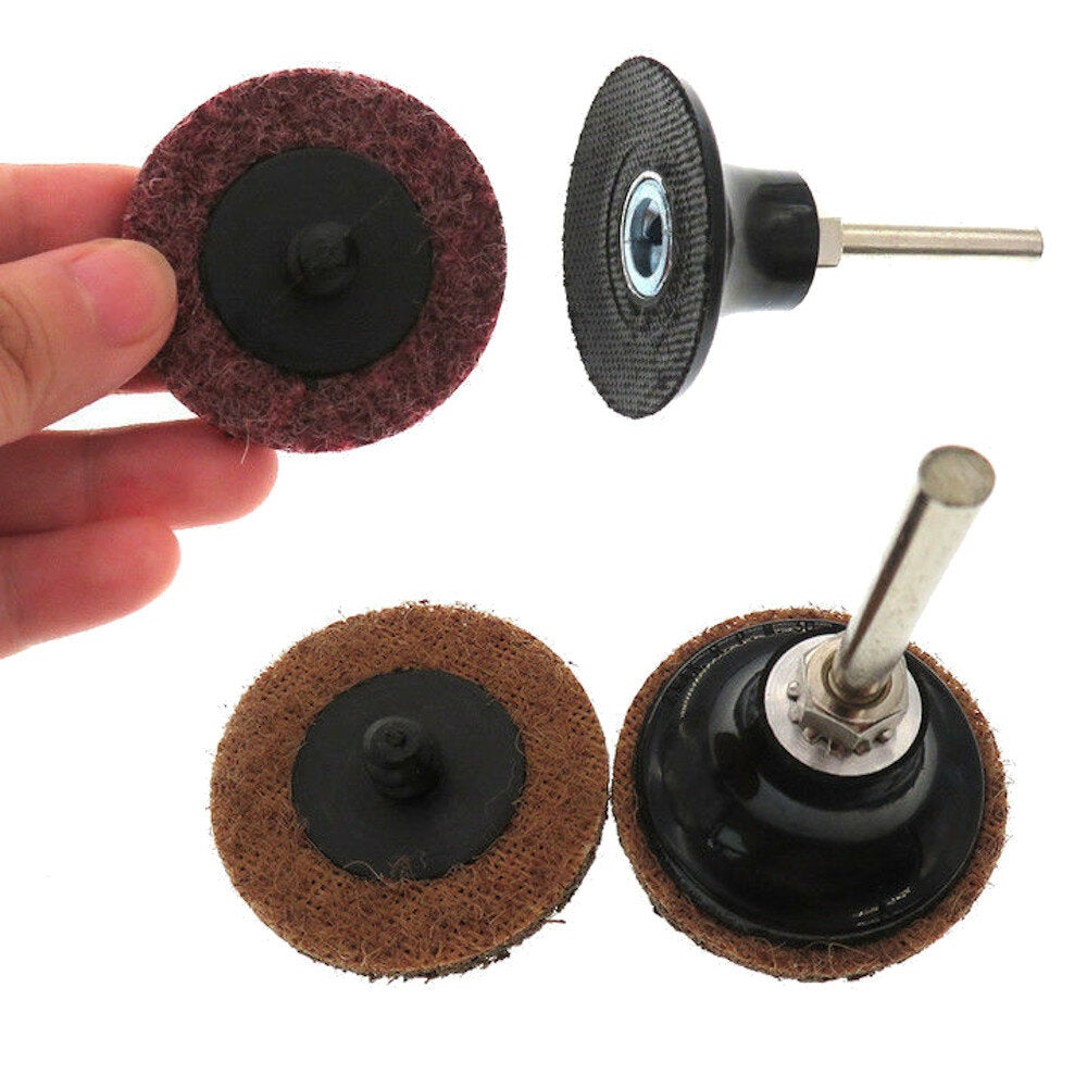 10Pcs 2 Inch Wear-resistant Nylon Sanding Metalworking Polishing Disc for Polishing and Waxing