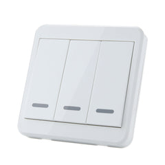 Universal Wireless Remote Control 86 Wall Panel RF Transmitter With 1 2 3 Buttons 433MHz