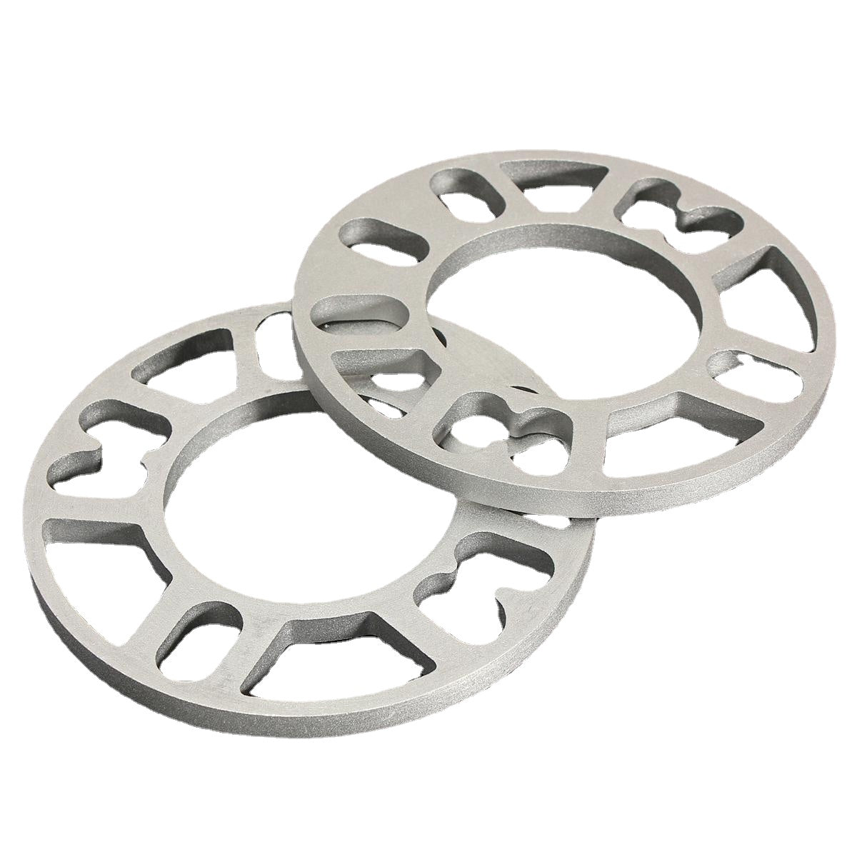 2pcs Universal 10MM Alloy Aluminum Wheel Spacers Shims Plate 4 / 5 Stud Fit