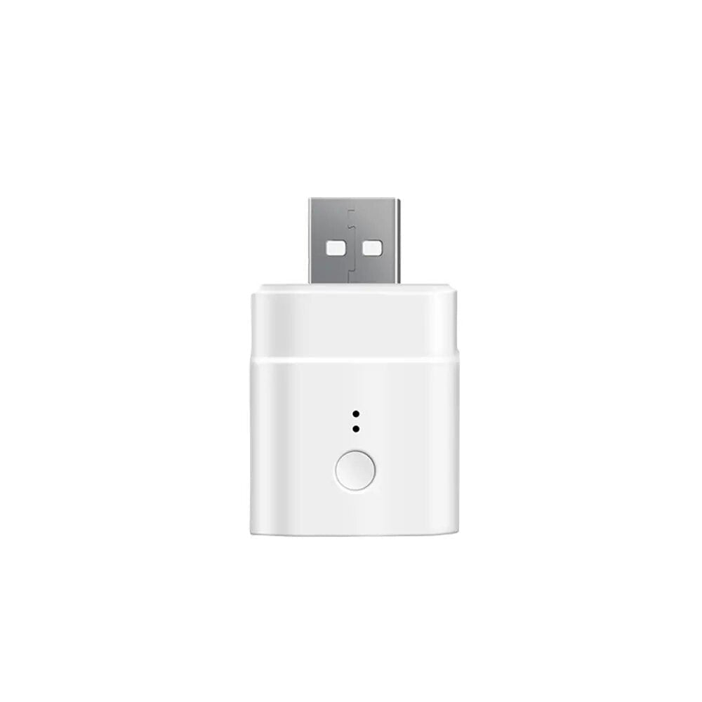 Wireless USB Smart Adaptor WiFi Mini USB Power Adaptor Switch APP Remote Control Voice Control Switch For Smart Home Works with Alexa Google Home 5Pcs