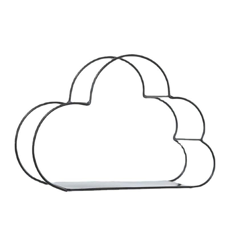 Multi-Function Storage Rack Wall Hanging Rack Cloud Shaped Floating Shelf Rack