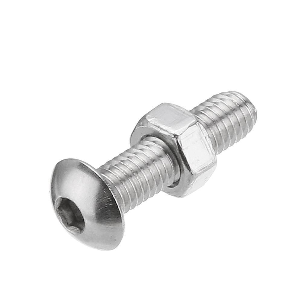 M3 M4 M5 Carbon Steel Screw Hex Socket Cap Head Bolt Nut Assortment 440Pcs