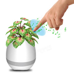 Bluetooth Music Flower Pot Electrostatic Induction Night Light Flower Pot
