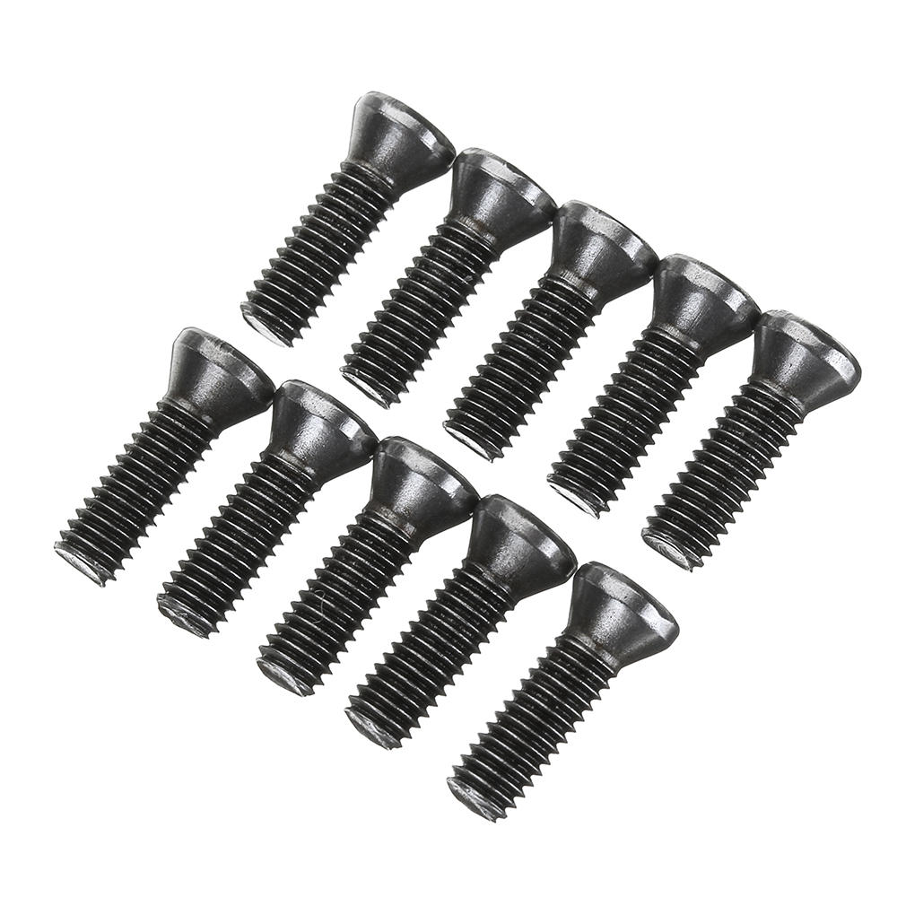 10Pcs M3.5 Tungsten Button Head Torx Security Screw for Carbide CNC Machine 12mm