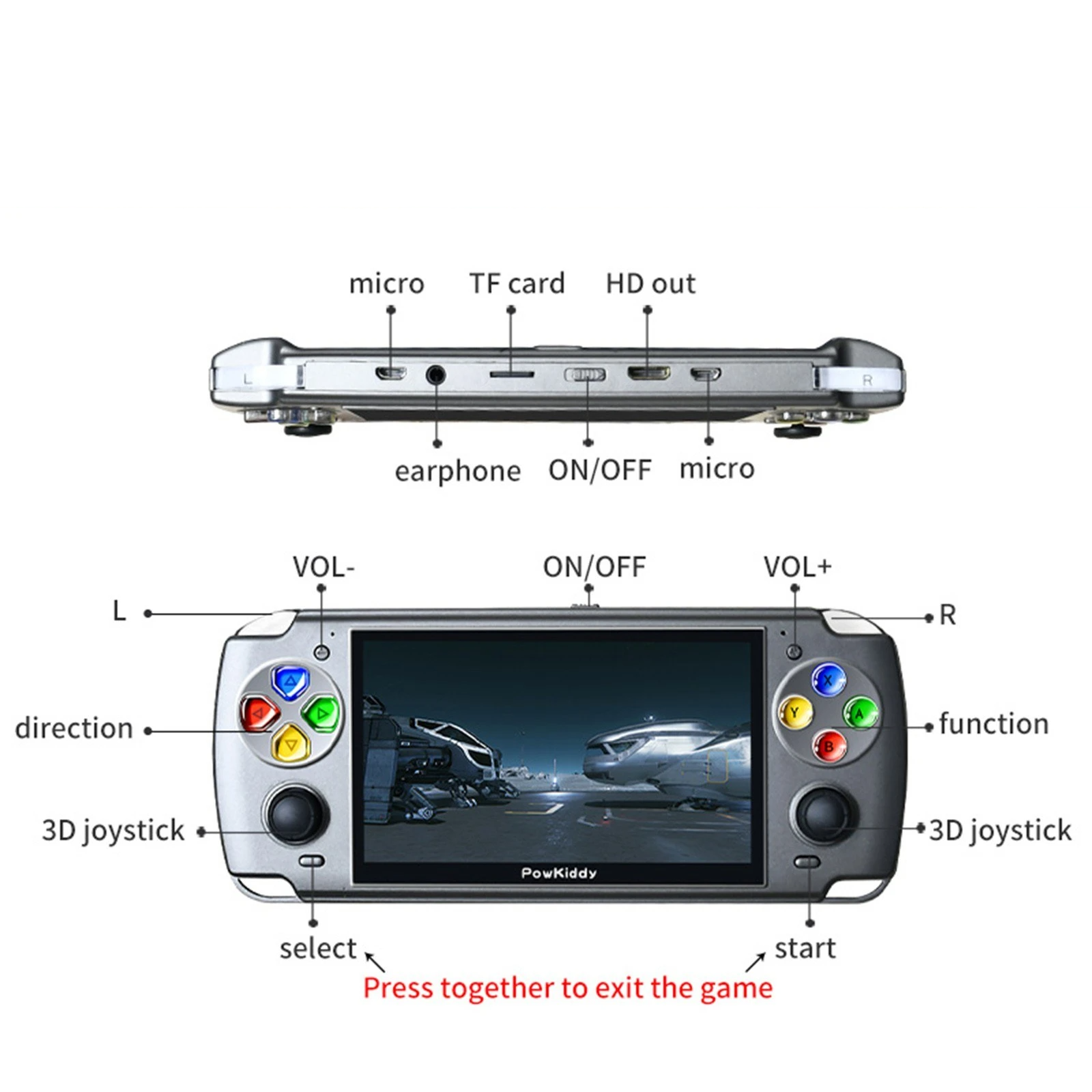 Retro Video Handheld Game Console