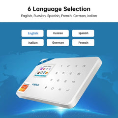 Smart WIFI GSM Security Alarm System Burglar Motion Detector Smoke Door Window Sensor Works with Alexa Home