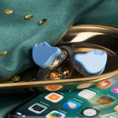 Emerald Wired Headphones in-Ear Monitors Headset Monitors Earbud Hi-Fi Bass Sport Earphone [1DD BA]
