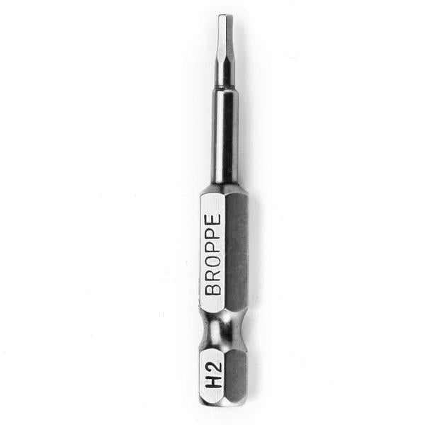8pcs 50mm H1.5-H8 Hex Head Screwdriver Bit 1/4 Inch Hex Shank Magnetic Screwdriver Bits
