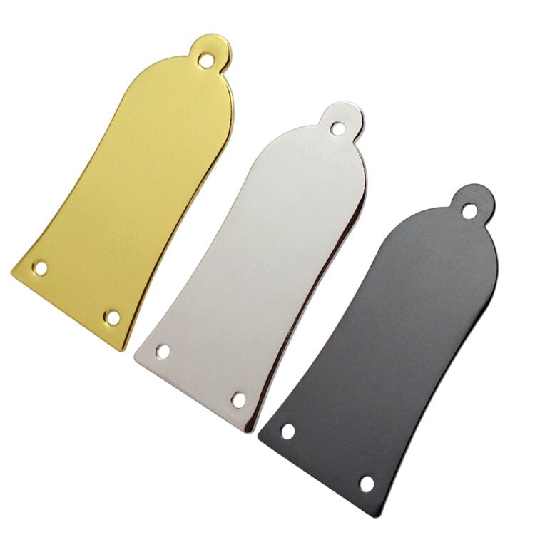 Guitar Adjustment Lever Cover Clock Cover 3 Holes Iron Core Cover Trapezoidal Iron Core Cover
