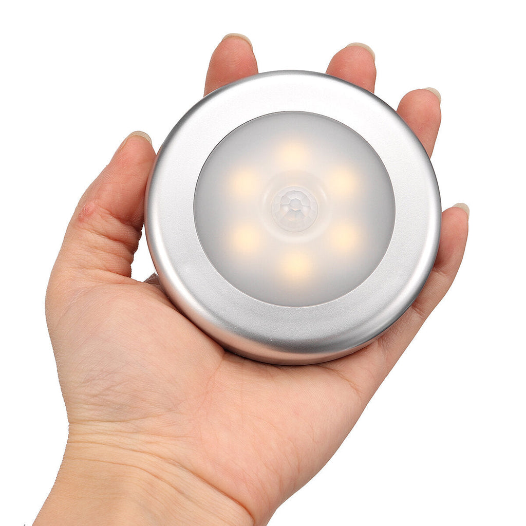 Human Body Induction Light Sensitive Response Night Light Motion Cabinet Light Emergency Light 6LED