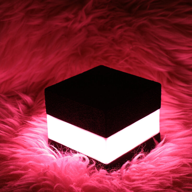 LED Cube Night Light USB Rechargeable Touch Night Light Bar Cafe Restaurant Decoration Atmosphere Light