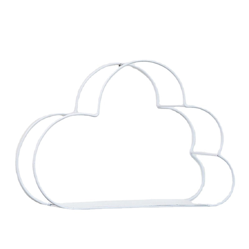 Multi-Function Storage Rack Wall Hanging Rack Cloud Shaped Floating Shelf Rack