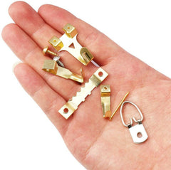 224Pcs Picture Hooks Wall Mounting Picture Hangers Wall Picture Hanging Kit with Nails