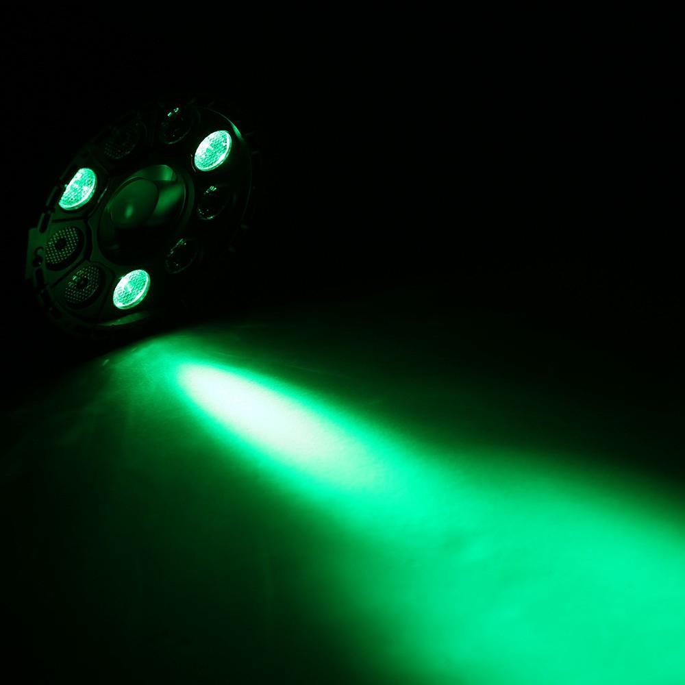 15W 10 LED Strobe Par Lamp RGB Yellow DMX Sound Remote Control Stage Light for DJ Party AC90-240V