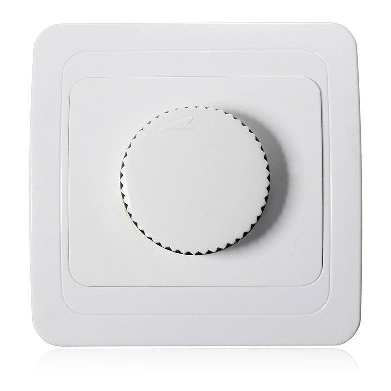 250V 16A German French European Standard Dimmer Switch 81x81 Panel EU Dimmer Rotary Switch Wall Socket