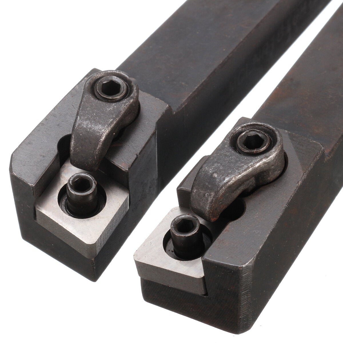 2pcs 16x100mm Lathe Index Turning Tool Holder with 10pcs CNMG1204 Insert