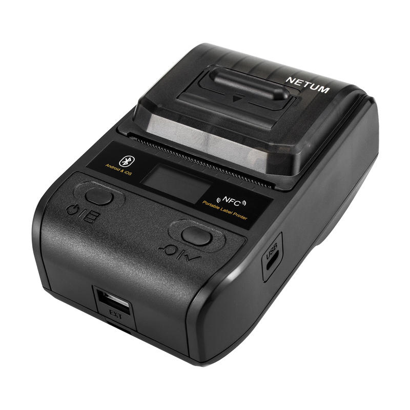 Bluetooth Thermal Label Printer Mini Portable 58mm Receipt Printer Small for Mobile Phone Ipad Android / iOS