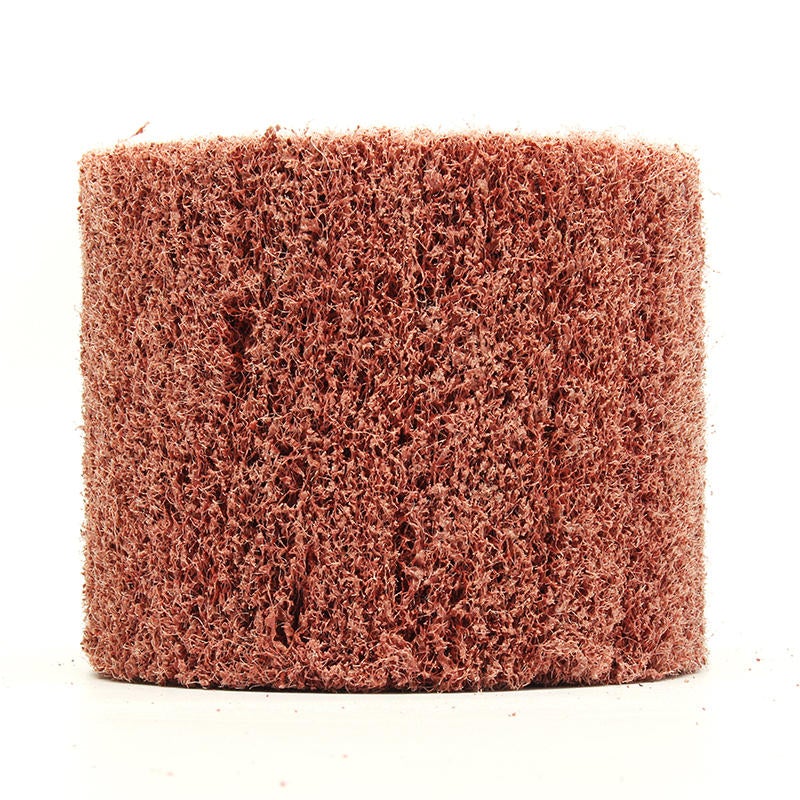 120x100mm 40 to 80 Grit Metal Steel Wire Drawing Burnishing Polishing Wheel for Burnishing Machine