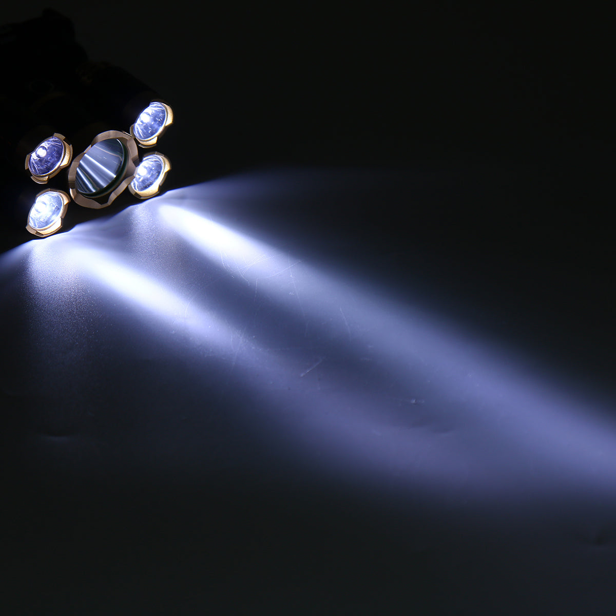 5 LEDs Ultra Bright 90 Rotatable LED Headlight Long Shoot Head Lamp For Hunting Fishing Camping Worker