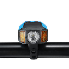 3-in-1 300LM COB Bike Headlight LCD Screen 5-Modes Bicycle Frame Lamp 130dB Bike Horn Waterproof Outdoor Cycling