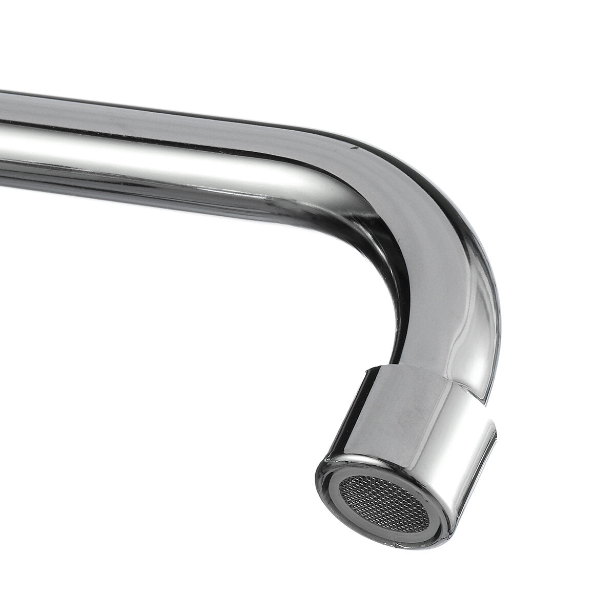 360 Degree Rotation Single Cold Faucet Long Neck Brass Kitchen Sink