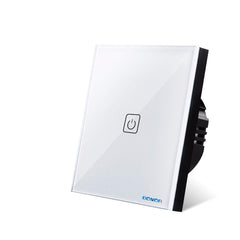 Smart Wall Touch Switch Type 86 1/2/3 Way RF433 Wireless Remote Control Switch Touch Screen