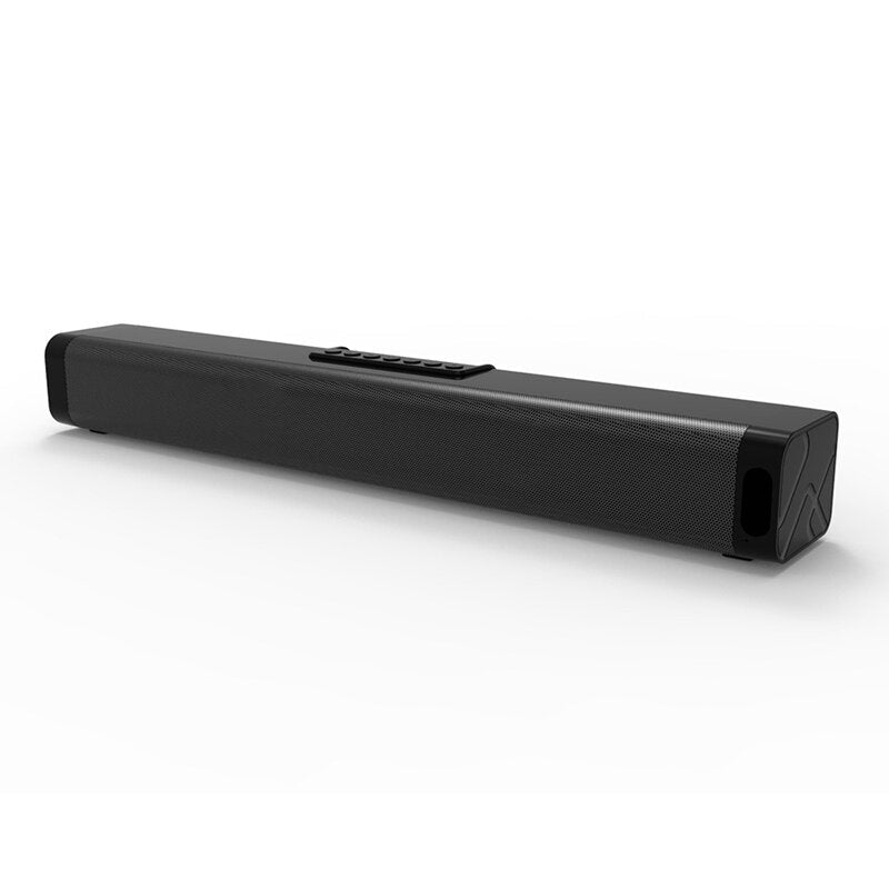Bluetooth Speaker Soundbar Stereo Home 20W Theater Soundbar Rectangle RGB Colorful Bluetooth Speaker with Remote Control