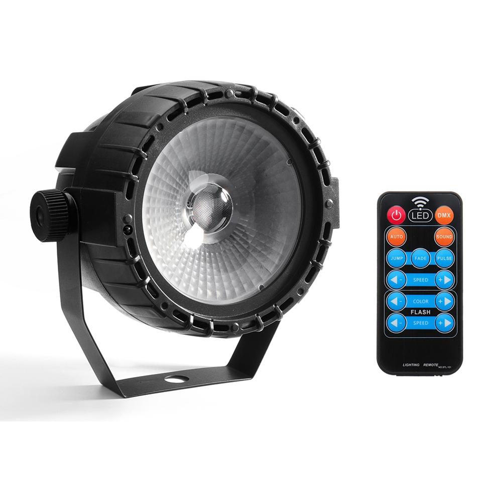30W RGB+UV COB LED RGB Stage Light DMX Remote DJ Bar Disco KTV Party Christmas