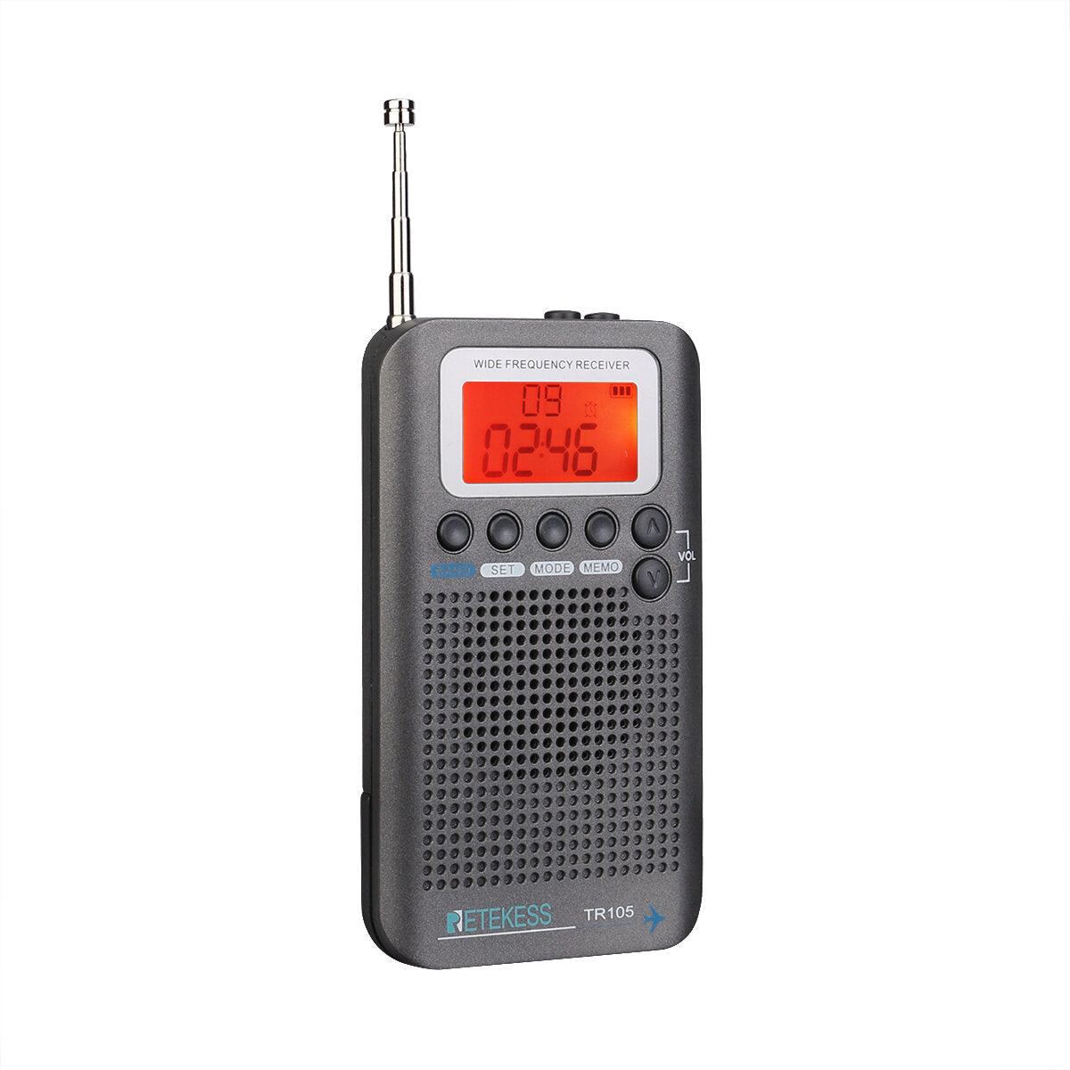 FM AM SW Digital Tuning Radio with Timer ON OFF Clock Function