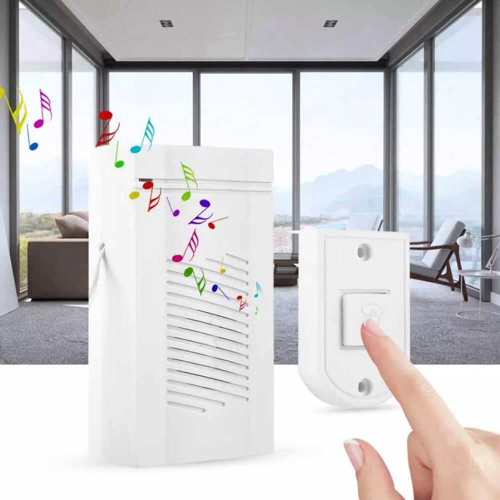 Wired Doorbell Guest Welcome Door Bell Button For School Hospital Laboratory Wall