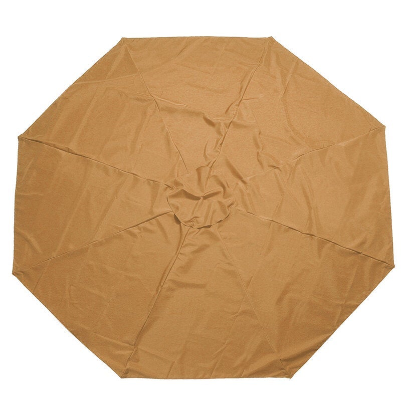 3m Outdoor Umbrella Canopy Replacement Fabric Garden Parasol Roof For 8 Arm Sun Cover