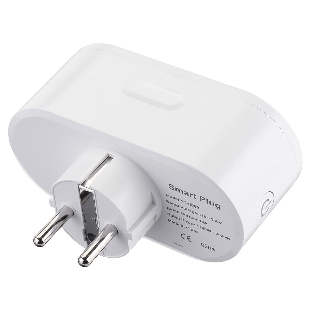 Dual EU Smart WiFi Power Plug Remote Control Switch Socket Outlet by HomeKit Dohome APP Google Assistant Alexa Remote Voice Control