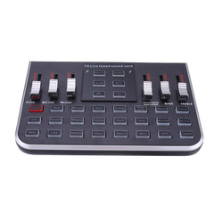 Modes Studio Audio Mixer Microphone Webcast Entertainment Streamer Live Sound Card for Phone Computer PC
