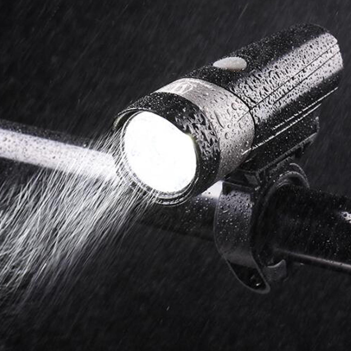 600LM Bicycle Light Cycling Light Bike Light Tail Light Set USB Rechargeable Motorcycle