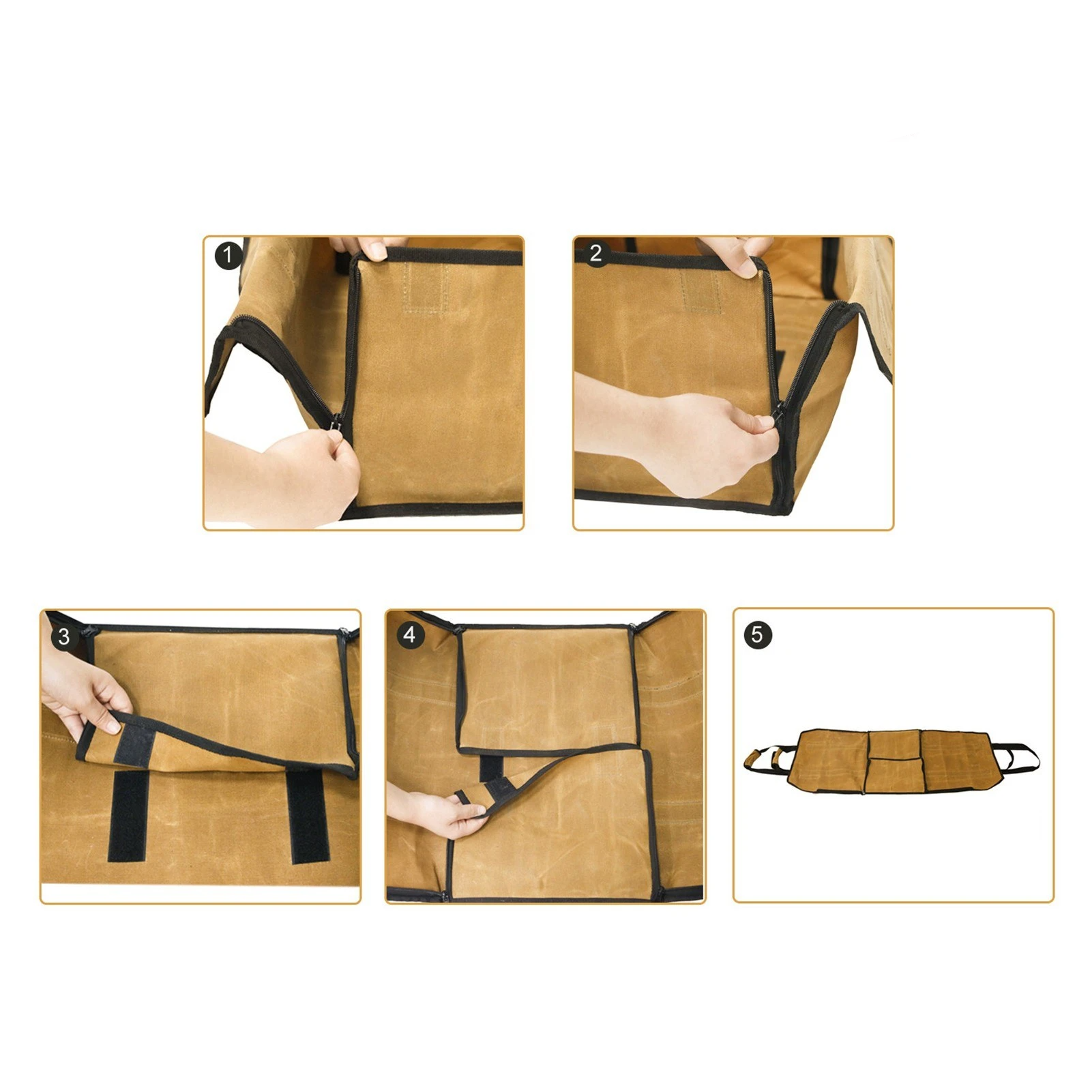 Firewood Log Carrier Large Firewood Bag